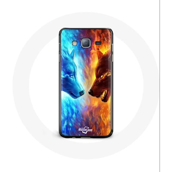 Coque för Samsung Galaxy J3 Is- och Eldvarg