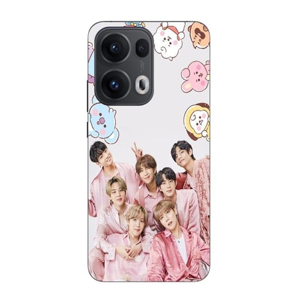 Coque Maniacase För Oppo Reno 13 Pro 5G Kpop BTS Rosé Svart