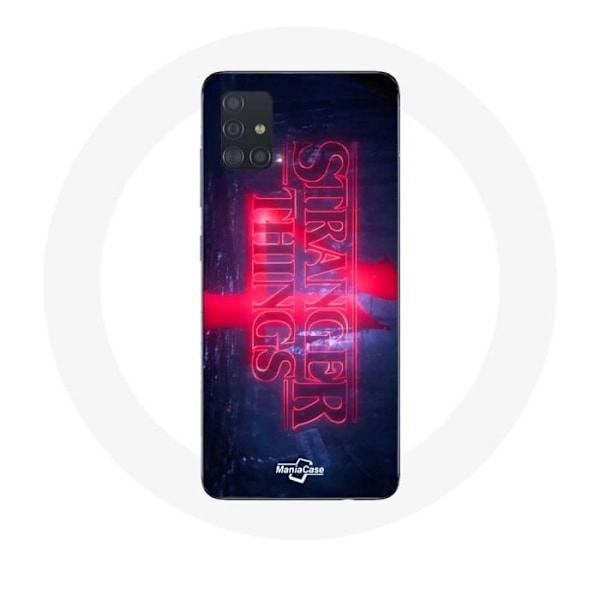 Coque för Samsung Galaxy A51 5G Stranger Things Logotyp Transparent Säsong 4 Trailer 2022