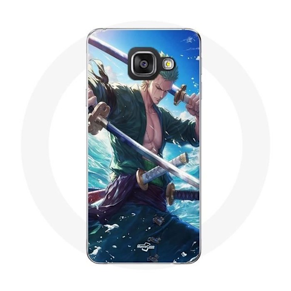 Coque Maniacase för Samsung Galaxy A3 2017 One Piece Roronoa Zoro svärd manga anime