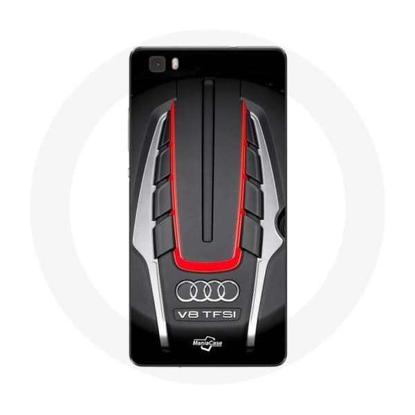 Coque för Huawei P8 Audi S8 Röd logotyp