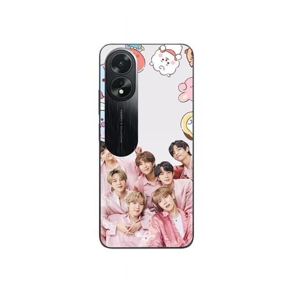 Cover til Oppo A38 Kpop BTS Rose svart