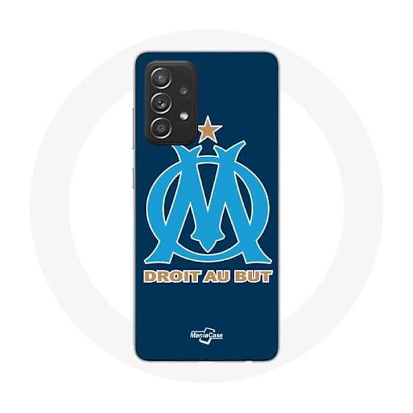 Coque - maniacase - Samsung Galaxy A33 5G - OM-logotyp blå - Flexibel - Skydd och dekoration Svart