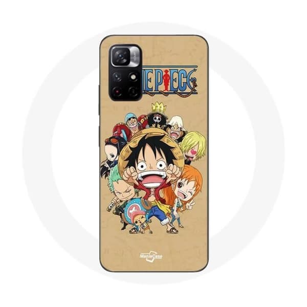 Coque - Redmi - Note 11 5G - Anime - One Piece Straw Hat Crew - Blød