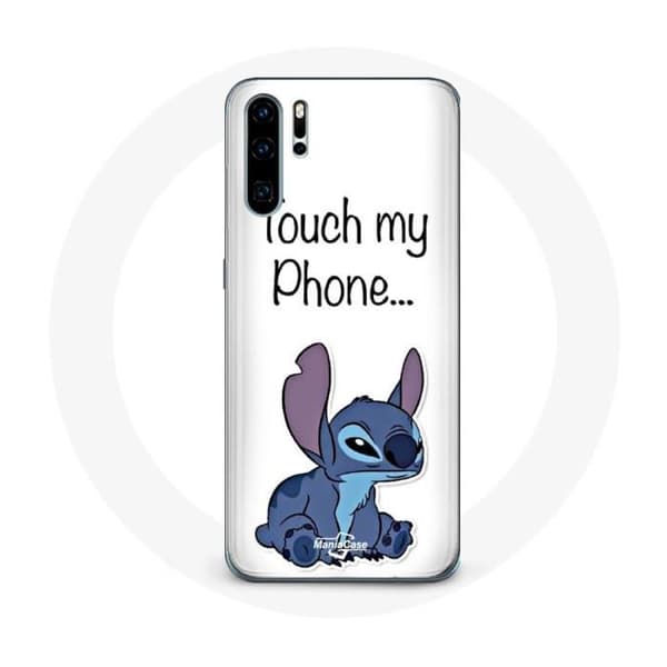 Cover til Huawei P30 Pro Lilo og Stitch sød Hvid baggrund
