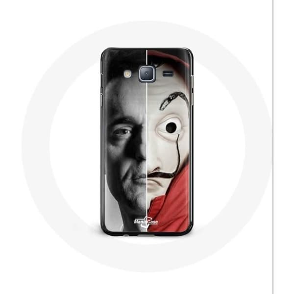 Coque pour Samsung Galaxy J5 2016 La casa de papel Berlin Masque Split