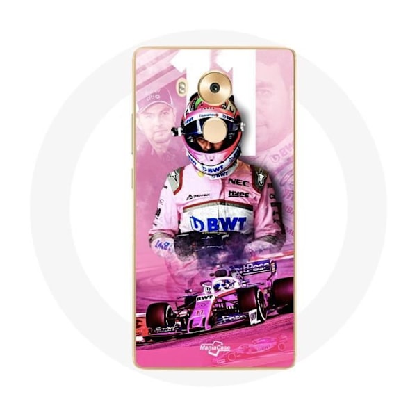 Coque för Huawei Mate 8 Formel 1 Sergio Pérez F1-förare Rosa