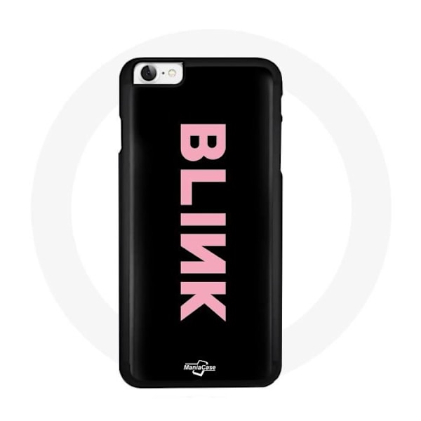 Coque för Iphone 5 Blink Fandom Blackpink Logotyp Rosa Svart Bakgrund
