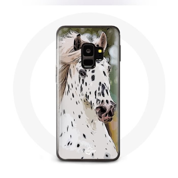 Coque för Samsung Galaxy S9 Plus Appaloosa Vit Häst