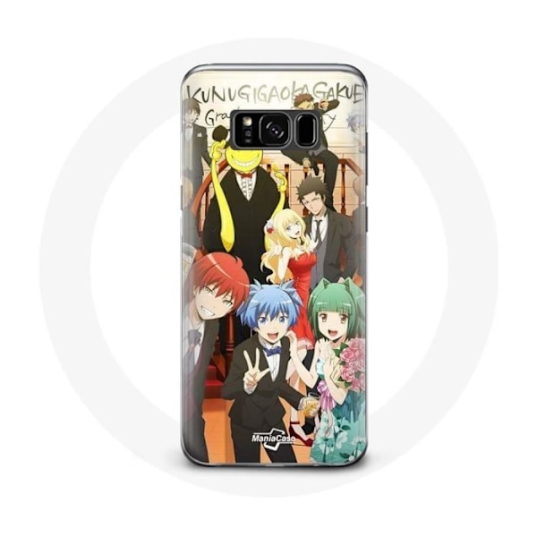 Coque - Maniacase - Samsung Galaxy S8 - Silikon - Mjuk - Manga Svart
