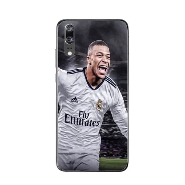 Coque - MANIACASE - Huawei P20 - Kylian Mbappe - Grå - Fleksibel Svart