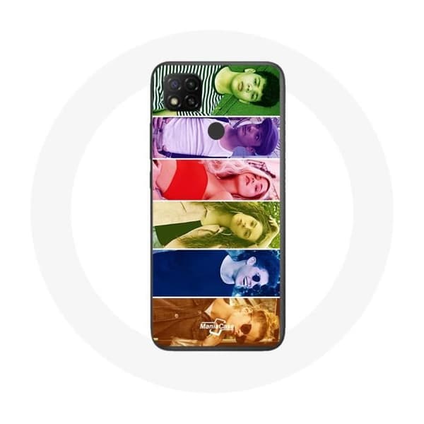 Coque - Xiaomi - Redmi 9C - Blød - Hvid - Forfølg Dine Drømme Split Ansigt