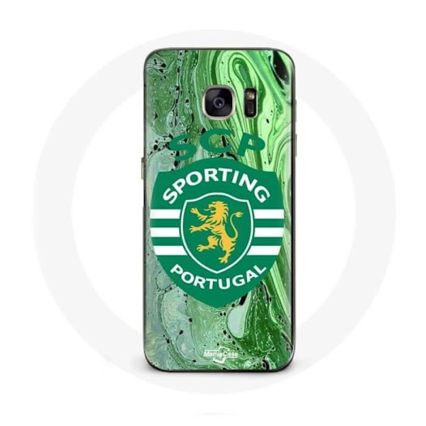 Coque Samsung Galaxy S6 scp Sporting Portugal fond vert