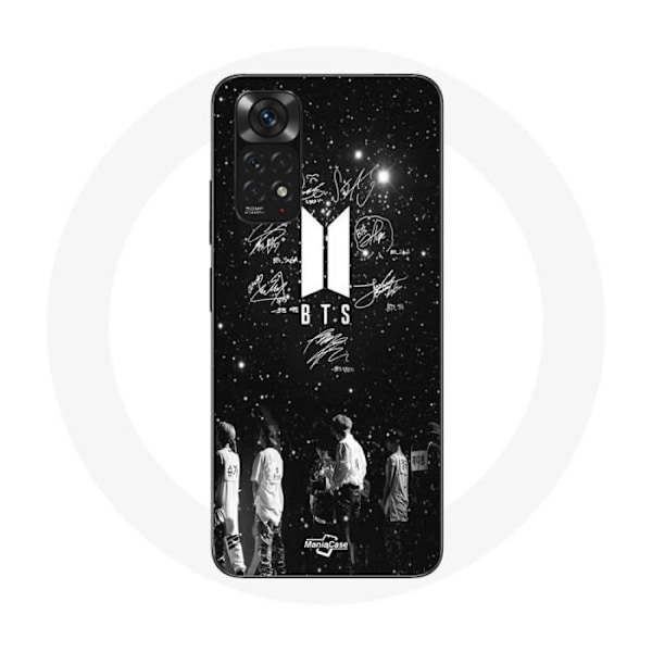 Coque - BTS - Xiaomi Redmi Note 11s 4G - Flexibel - Svart - BTS-medlemmar