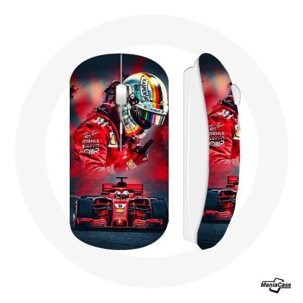 Trådlös mus Formel 1 Röd Sebastian Vettel