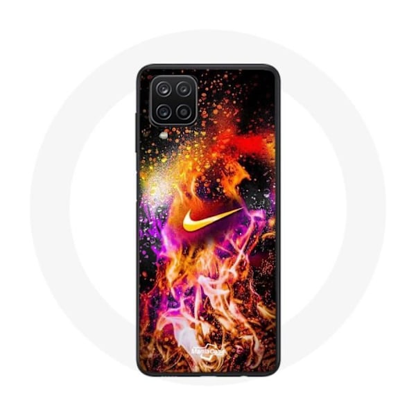 Coque - Nike - Galaxy A12 - Mjuk - Flerfärgad - Färgglad Målning Flerfärgad