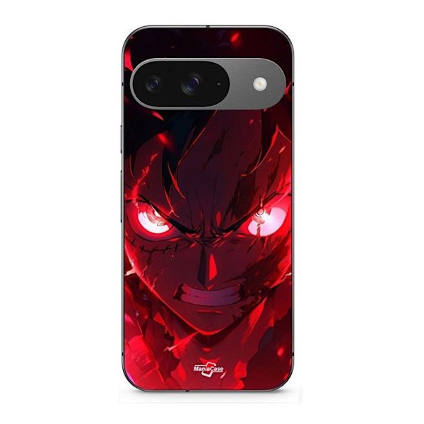 Coque - Maniacase - Google Pixel 9 - Souple - Noir - Luffy Gear Art Svart