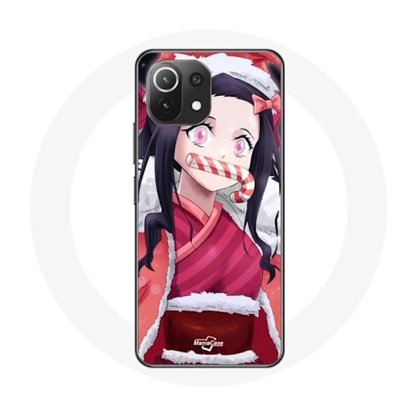 Coque för Xiaomi Mi 11 Lite Anime Demon Slayer Kamado Nezuko Julafton 2023