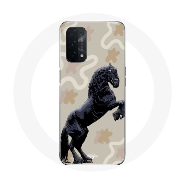 Coque för Oppo A74 Frison Noir Hästtävling
