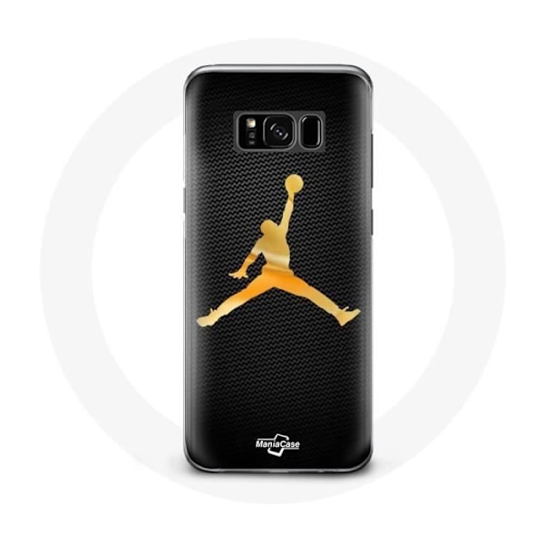 Coque för Samsung Galaxy S8 plus Air michael jordan logotyp gul