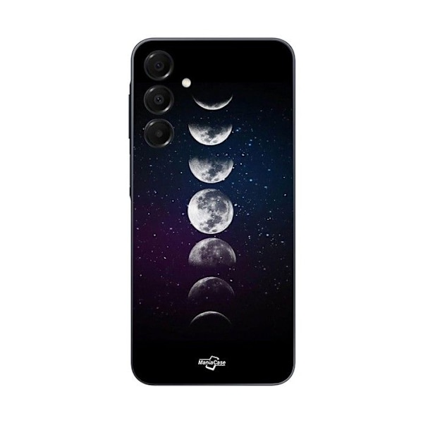 Coque För Samsung Galaxy A15 MÅNFAS NATT STJÄRNA Maniacase SVART
