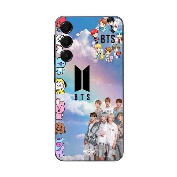 Coque - Maniacase - Samsung Galaxy A16 - Silikone - Kpop BTS - Fleksibel Svart