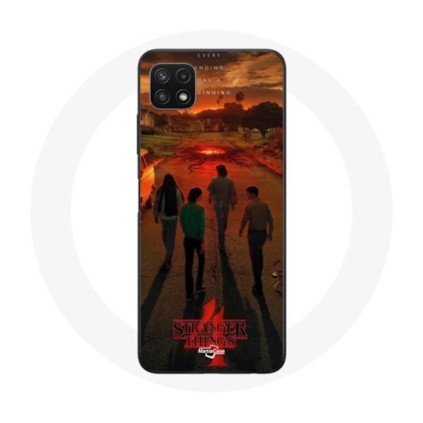 Mobilskal för Samsung Galaxy A22 5G Stranger Things Säsong 4 Affisch Konst Lag av den Nya Teorin