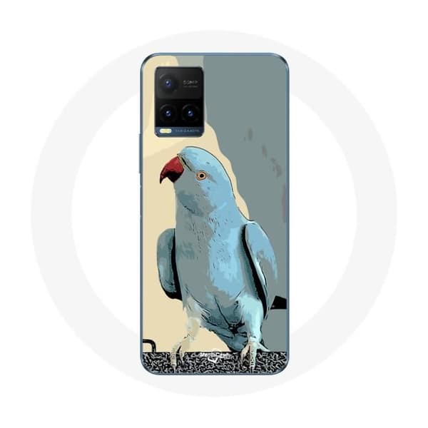 Coque för Vivo Y21s 2021 / Y21 2021 Parakiter Blå