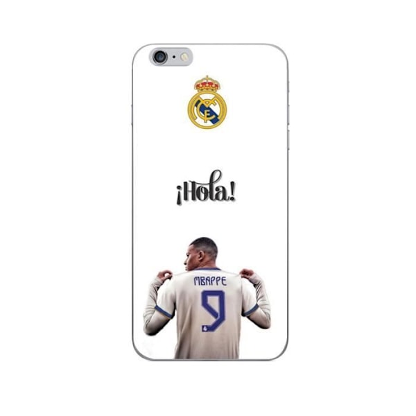 Coque Maniacase för iPhone 8 Kylian Mbappe Real Madrid 9 Hola