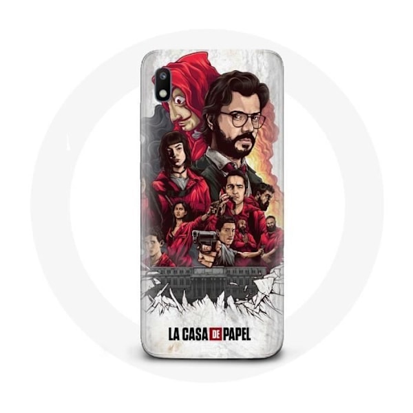 Coque för Samsung Galaxy A10 La Casa De Papel affisch konst
