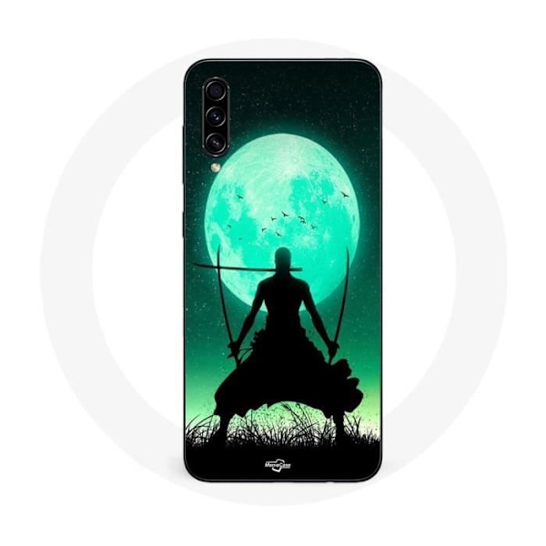Coque Maniacase för Samsung Galaxy A50 roronoa zoro triple svärd fullmåne