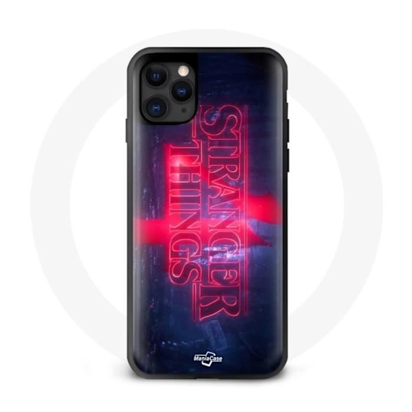 Coque för iPhone 11 Stranger Things-logotyp Transparent Säsong 4 Trailer 2022