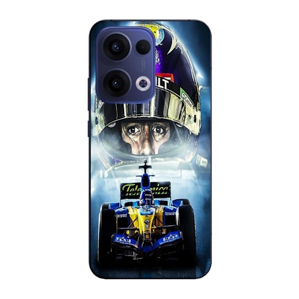 Coque Maniacase För Oppo Reno 13 5g Renault R25 Aston Martin F1 Fernando Alonso Svart