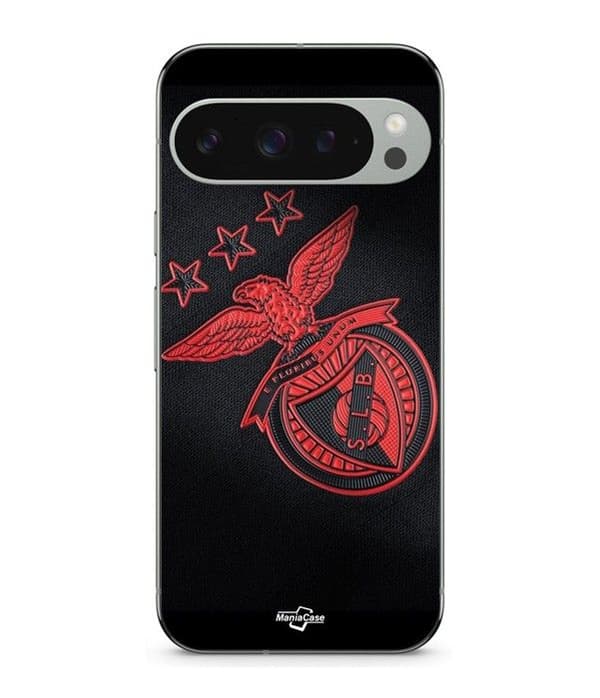 "Coque - MANIACASE - Google Pixel 9 Pro - SLB BENFICA - Blød i Silikone - Sort" Svart