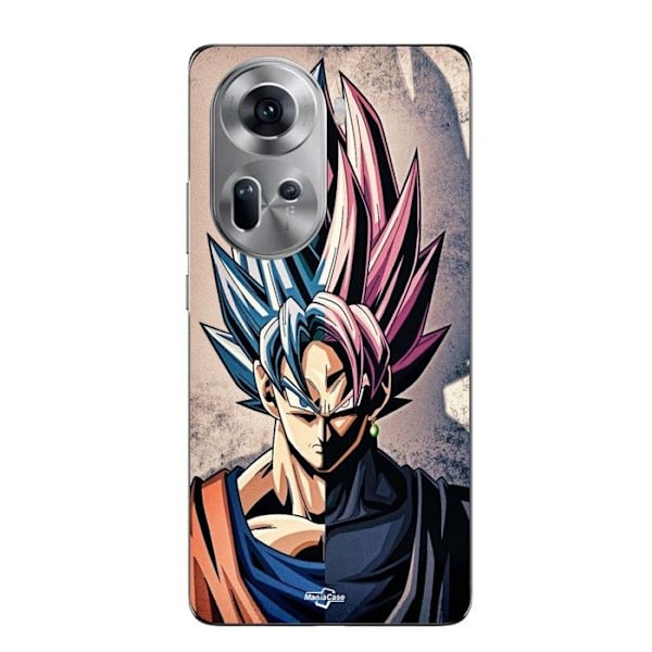 Skydd för Oppo Reno 11 5G Dragon Ball Z Super Goku SSJ Maniacase Svart