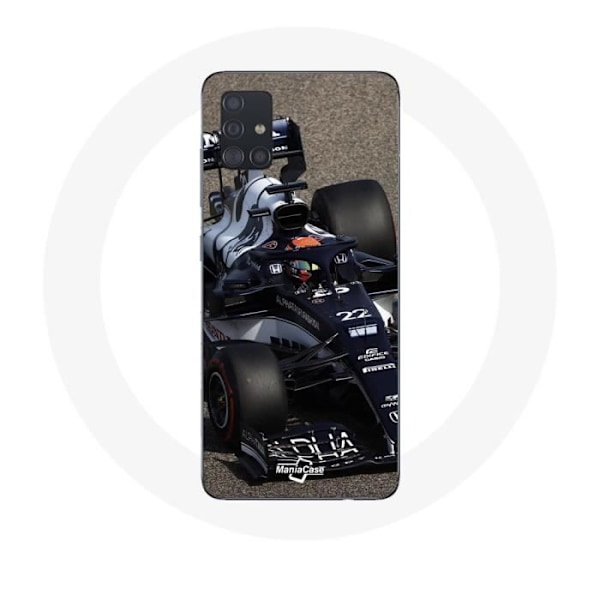 Coque för Samsung Galaxy A51 5G Formel 1 Yuki Tsunoda F1-förare Blå