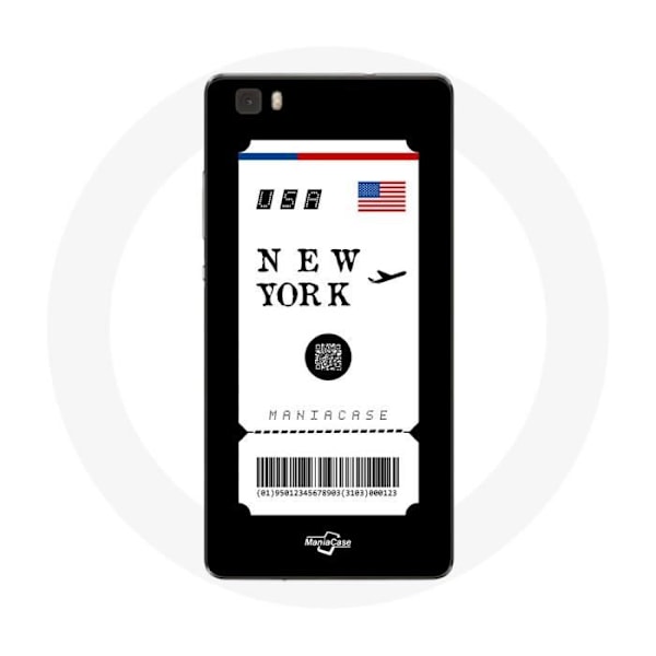 Coque för Huawei P8 Lite Biljetter till New York