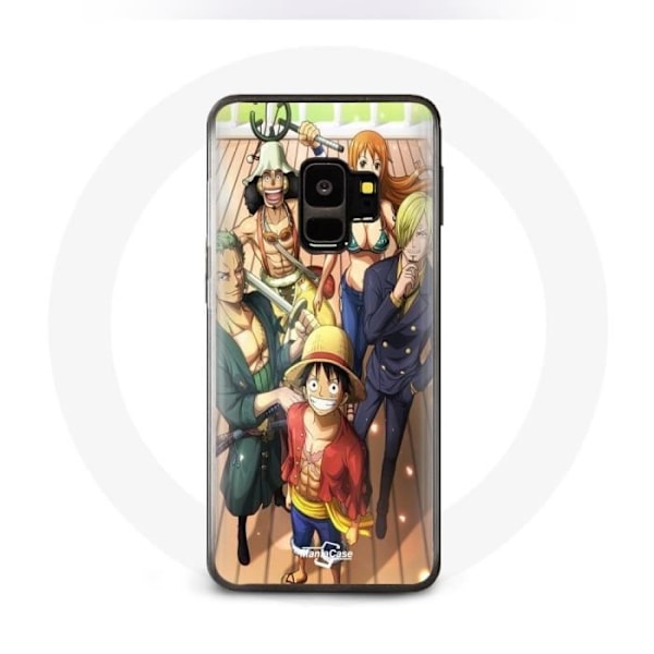 Coque för Samsung Galaxy S9 Plus One Piece Luffy Affisch Besättningar Manga Anime - Maniacase