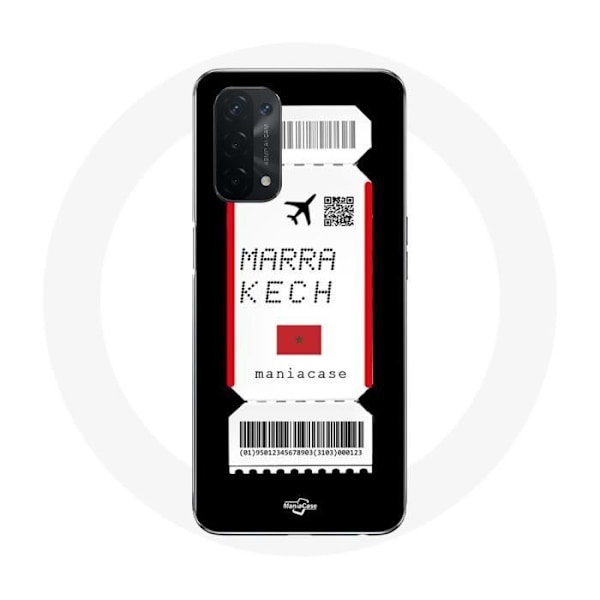 Coque för Oppo A74 Flygbiljett Marrakech Marocko