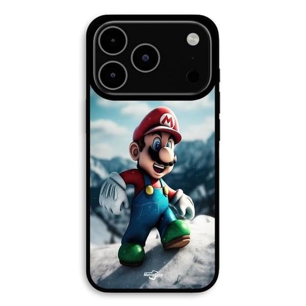 Coque för iPhone 17 Pro Super Mario bros Mario Maniacase Svart