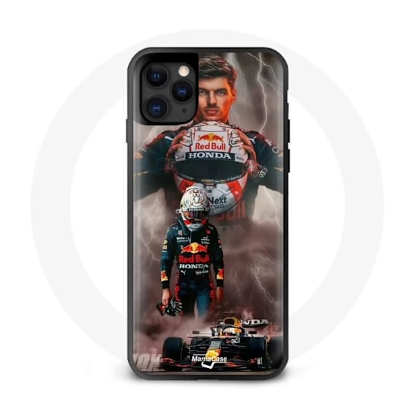 Coque - Maniacase - Iphone 11 Pro Max - Formule 1 - Max Verstappen - Mjuk Svart