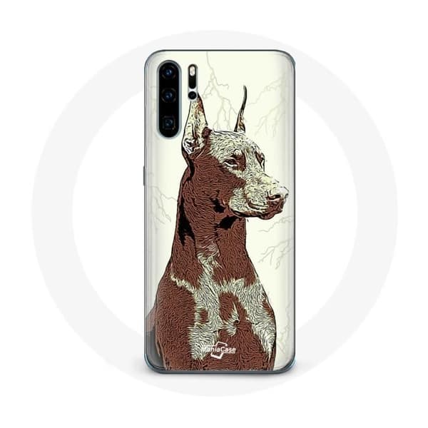 Coque Huawei P30 pro Dobermann-rotuinen koirille