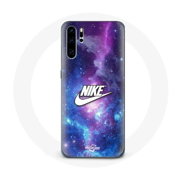 Coque Maniacase för Huawei P30 Pro Nike Logotyp Vit Färgrikt Utrymme - svart