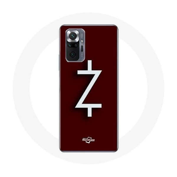 Coque för Xiaomi Redmi Note 10 Pro Ozark Säsong 4 Logga Z Vit Röd Bakgrund