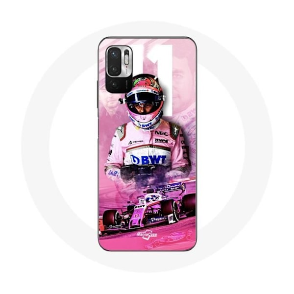 Coque - Xiaomi - Redmi Note 10T 5G - Formule 1 - Sergio Pérez - Flexibel - Rosa Rosa