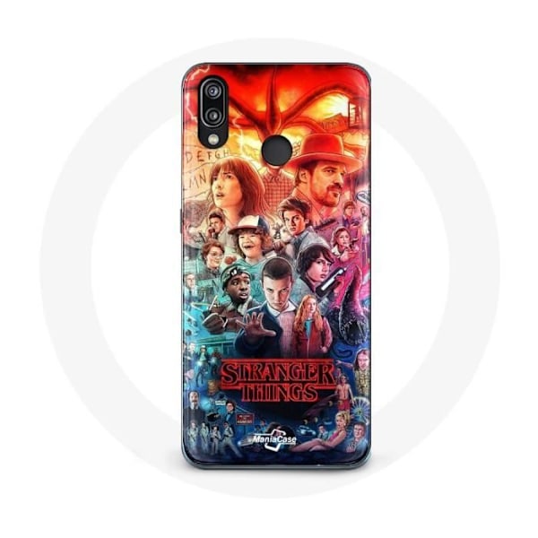 Coque för Huawei P20 Lite Stranger Things Teaser Säsong 4 Affisch Karaktärer Konst