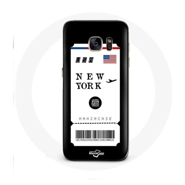 Cover til Samsung Galaxy S7 Edge Flybillet New York