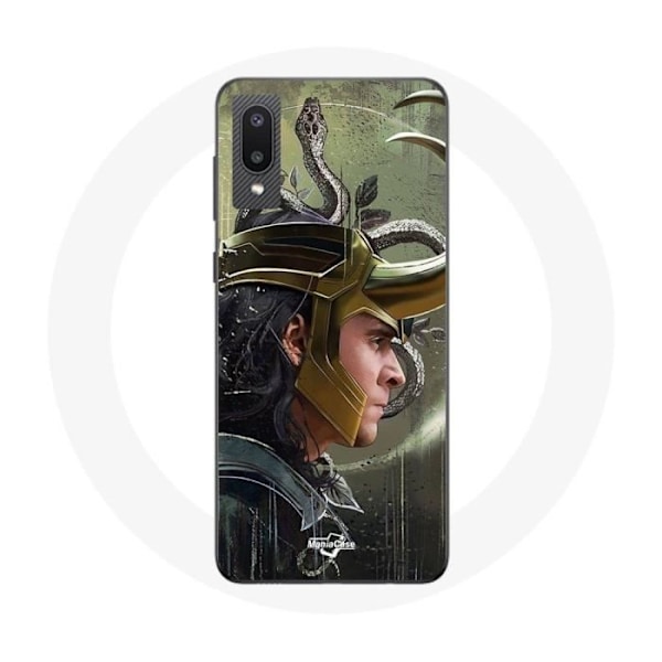 Coque - Maniacase - Samsung Galaxy A02 - Mjuk - Svart - Loki Thor Ragnarok Fanart