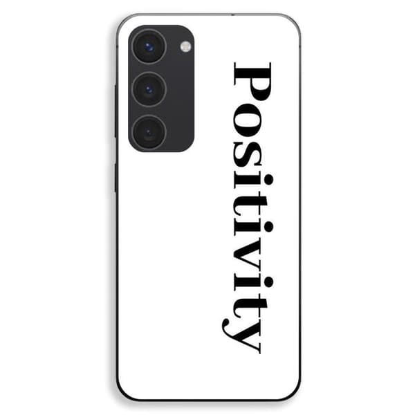 Cover til Samsung Galaxy S23 Plus Positivity Maniacase Svart