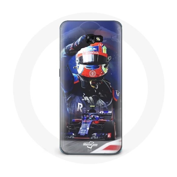 Coque för Samsung Galaxy A5 Formel 1 Pierre Gasly F1-förare Röd Blå